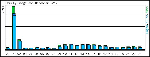 Hourly usage