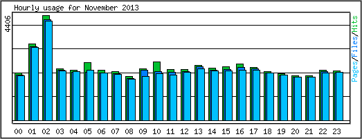 Hourly usage