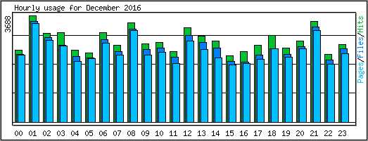 Hourly usage